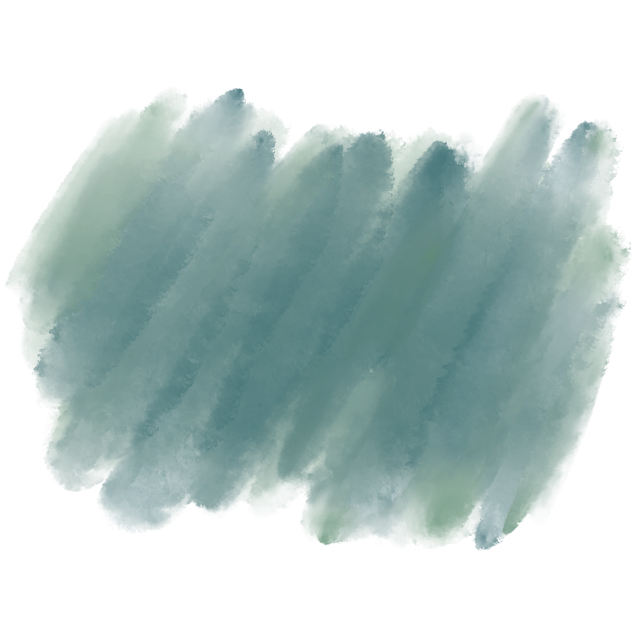 water color strokes in green to blue