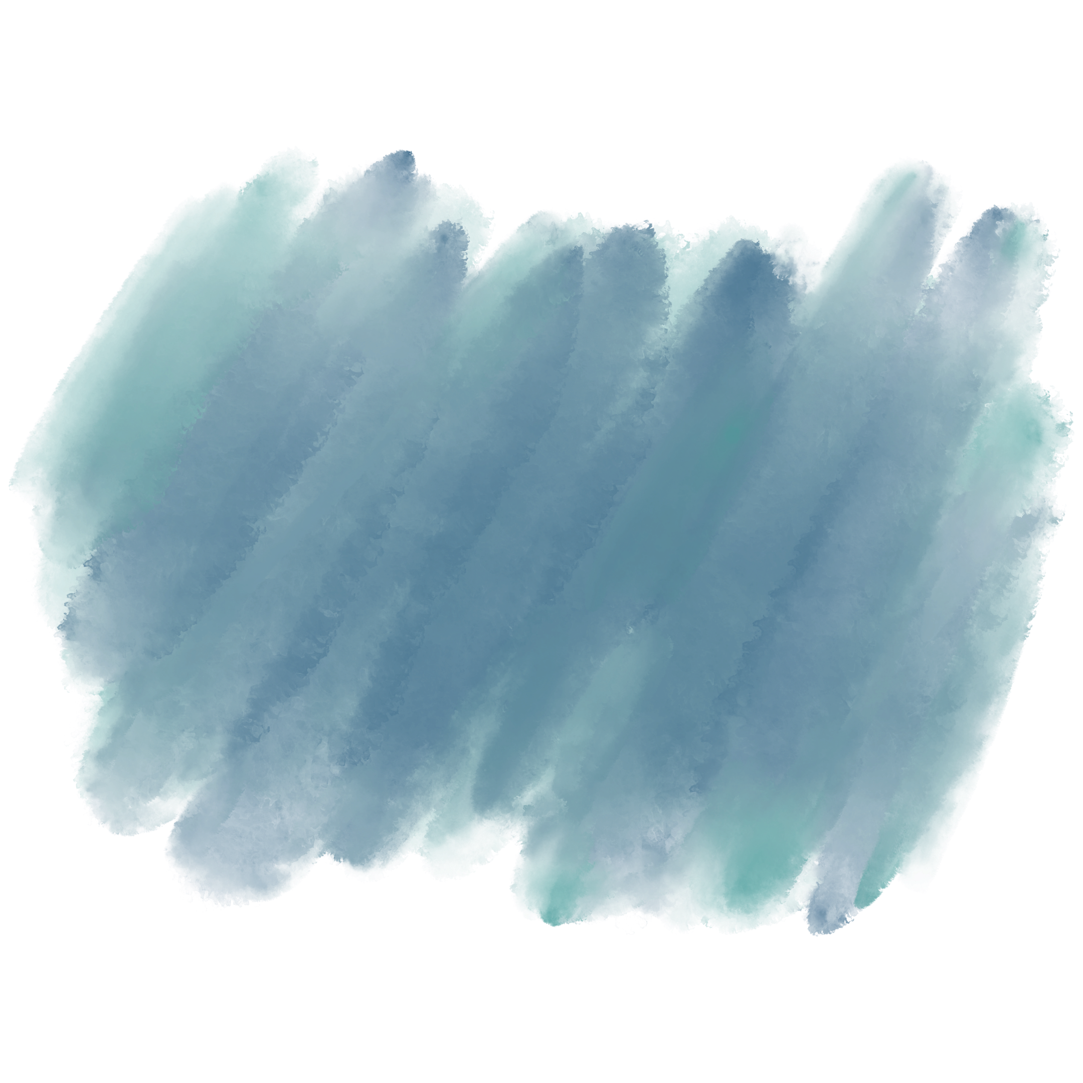 Abstract digital graphic with overlapping shape resembling a mountain range or waves in shades of blue and teal.
