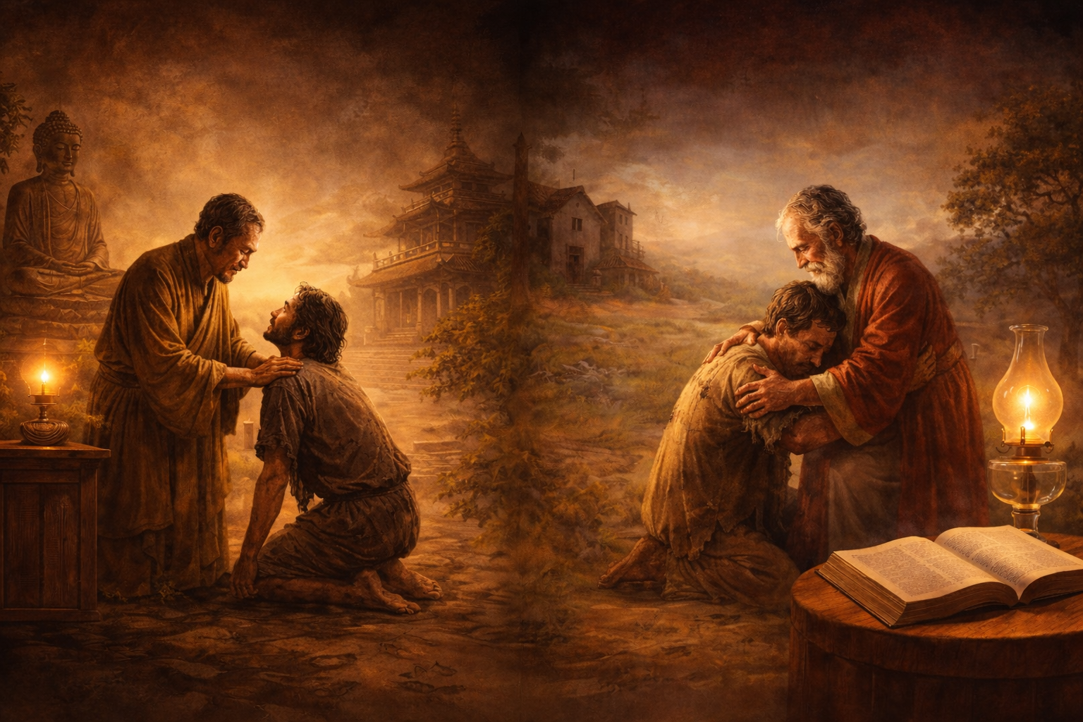 The Parable of the  Lost Son from the  Lotus Sutra