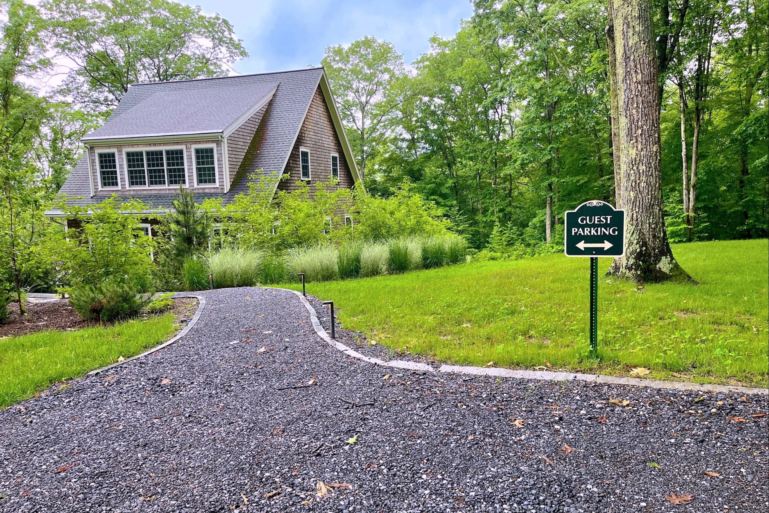 Dedicated guest parking