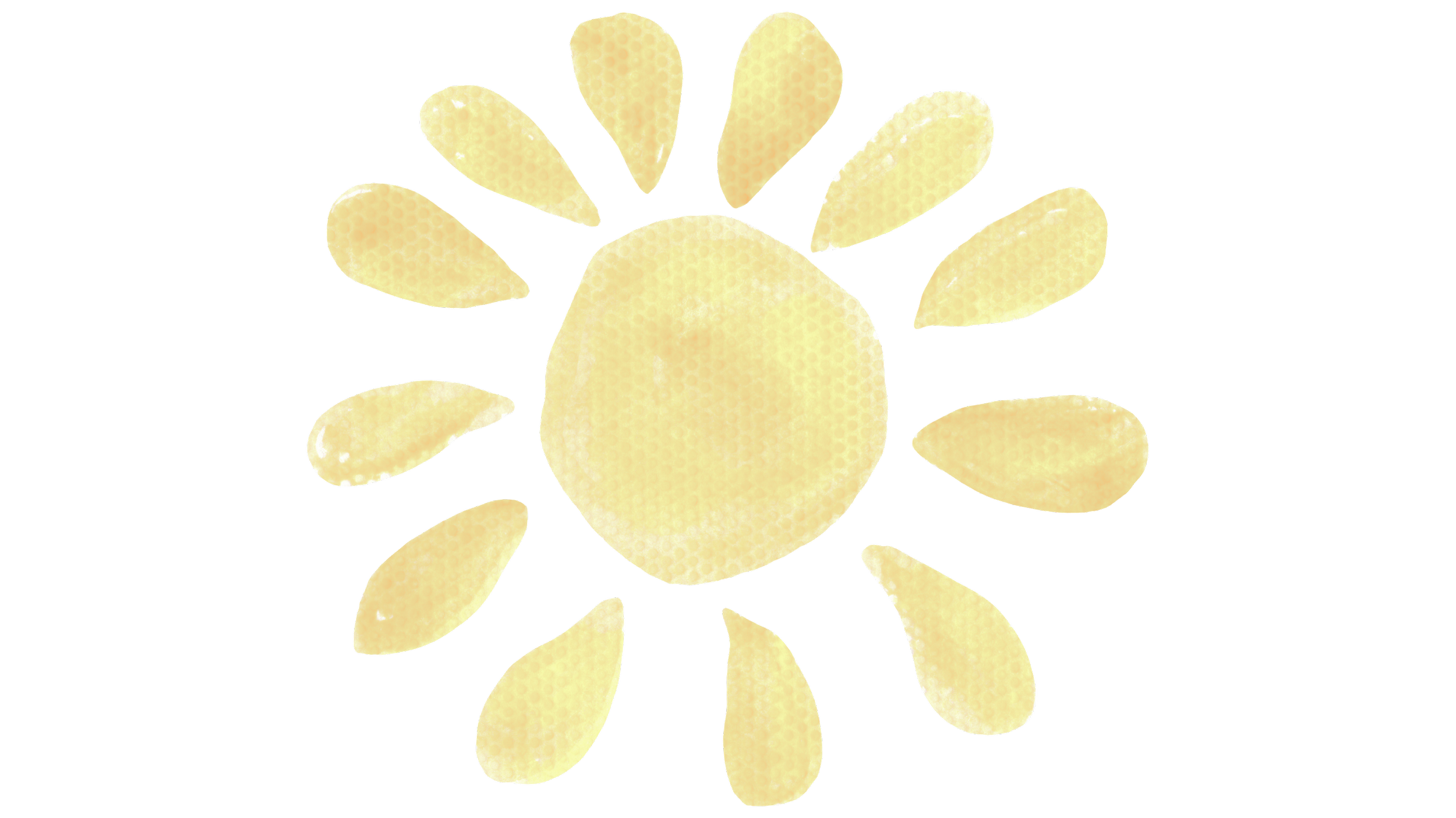 Yellow sun to shine the light on the services that are provided to kids and families