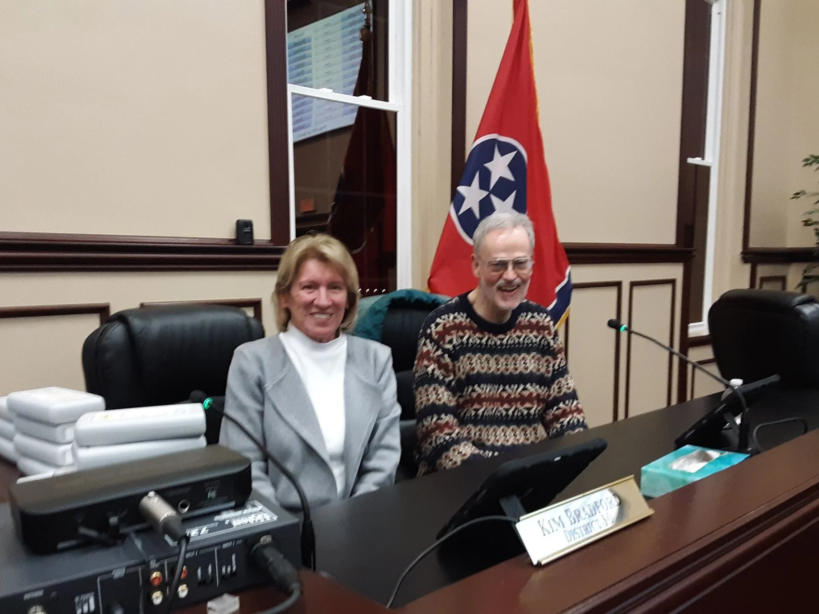 Gene & Kim Bradford; our District 10 Commissioners.