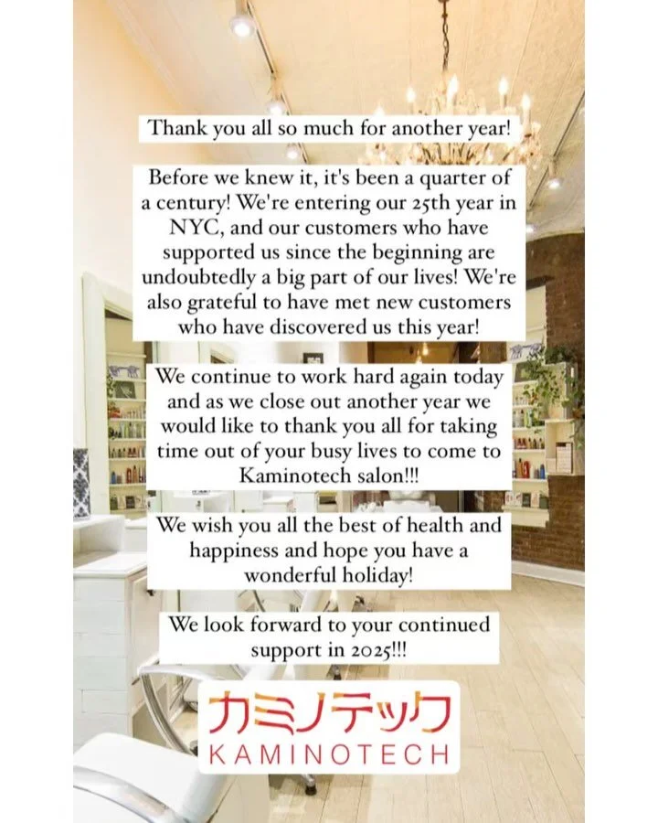 Happy Holidays!
Thank you to all our customers for your continued support! We will see you in 2025!