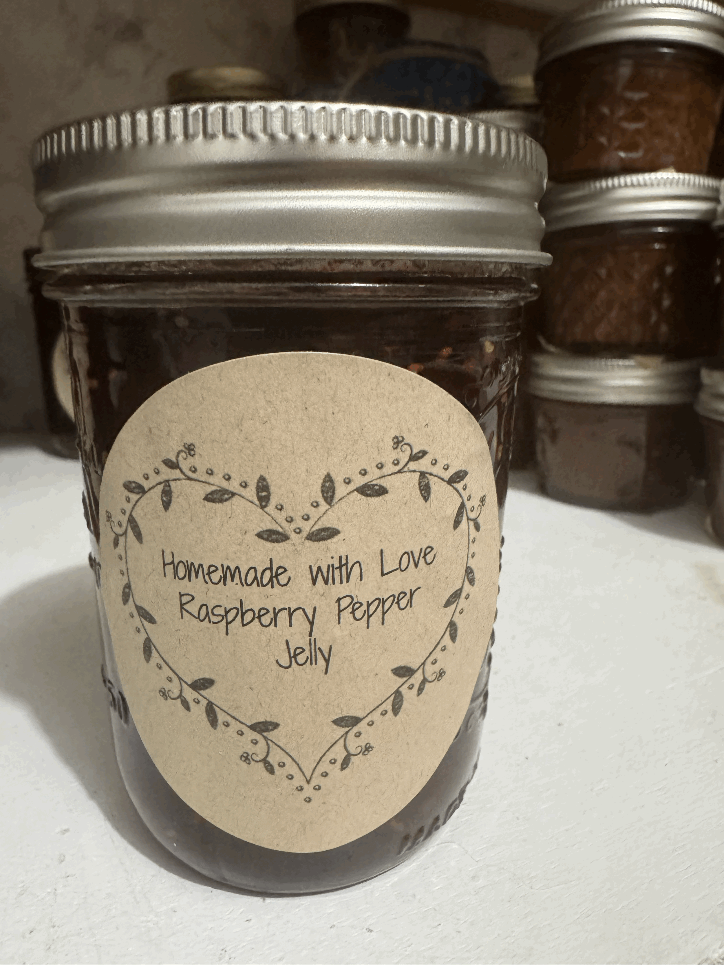 Raspberry Pepper Jelly 8 ounce