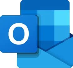 Microsoft Outlook logo with a blue envelope icon and a stylized letter 'O'