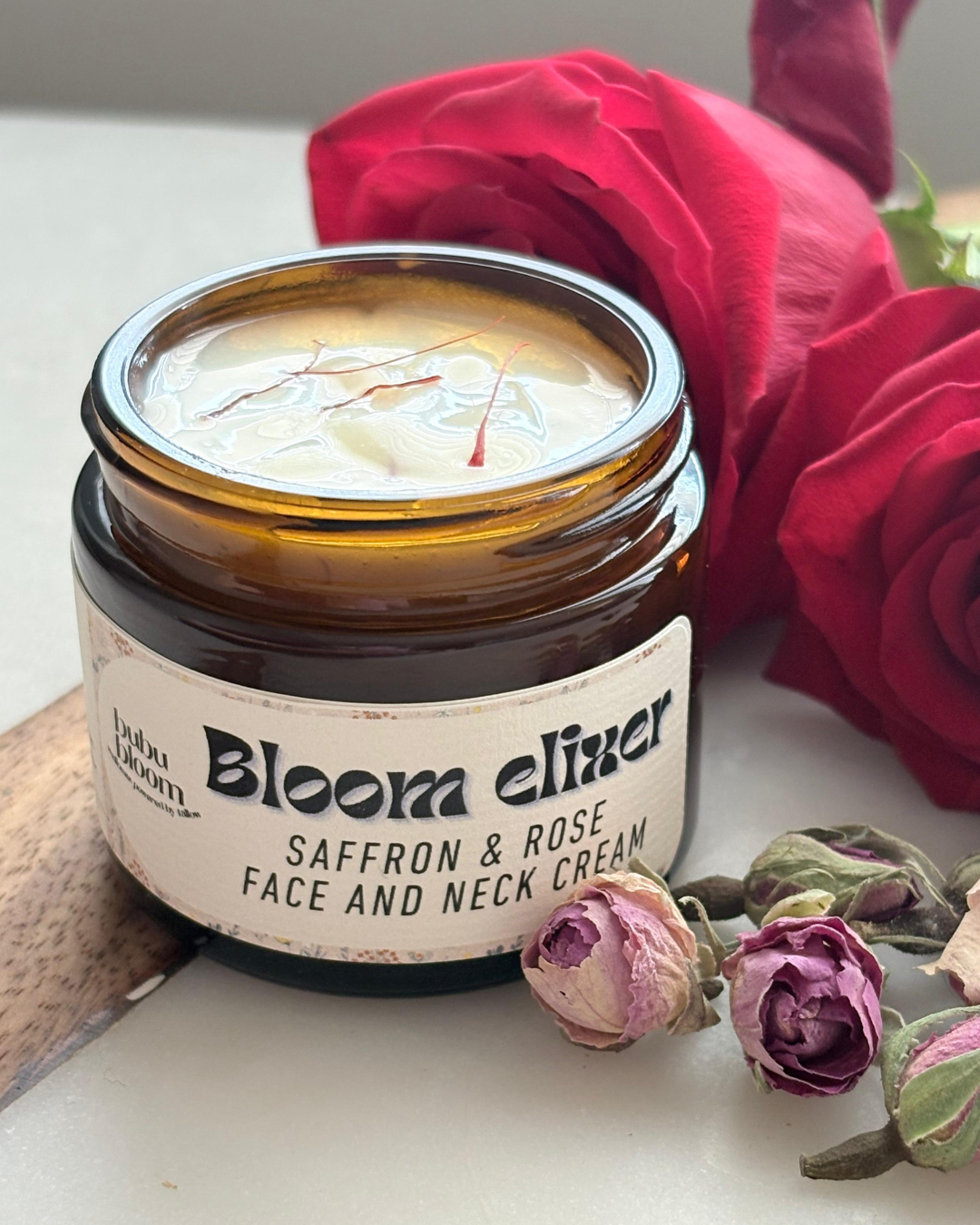 Bloom Elixer Face Balm - Saffron, Rose, & Calendula