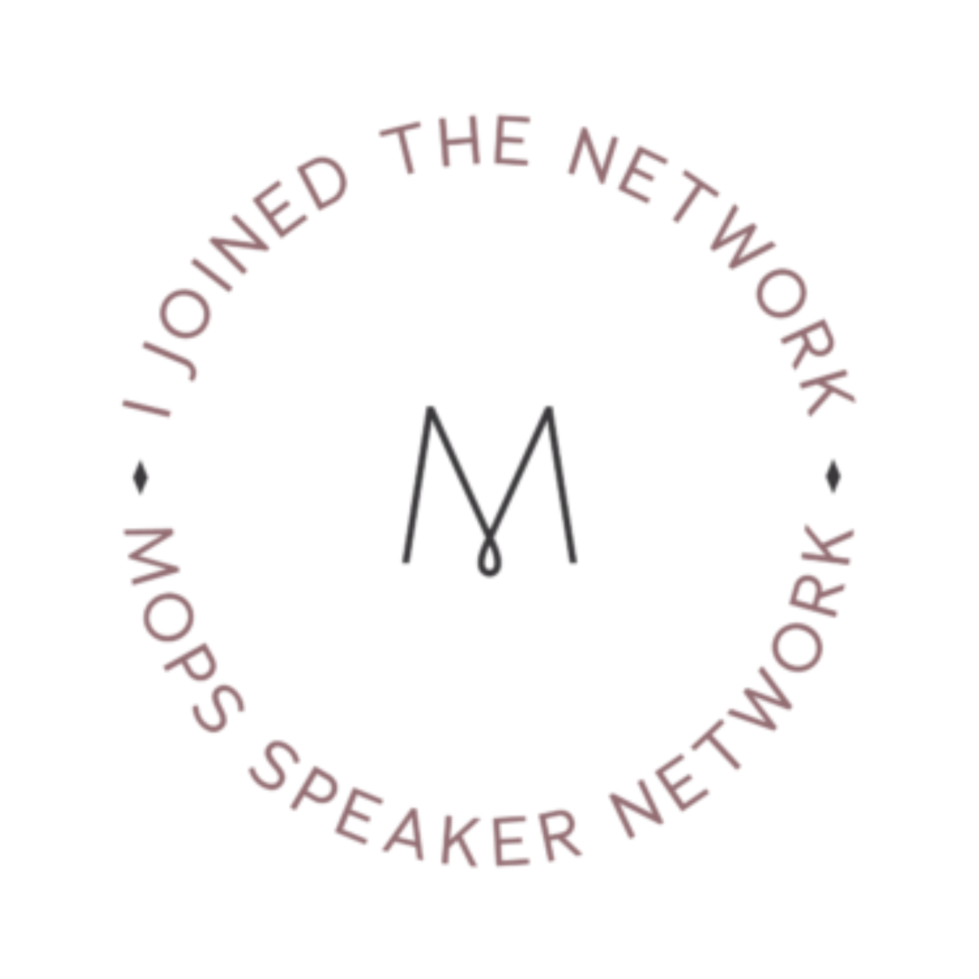 A round image focusing on the MOPS Speaker Network