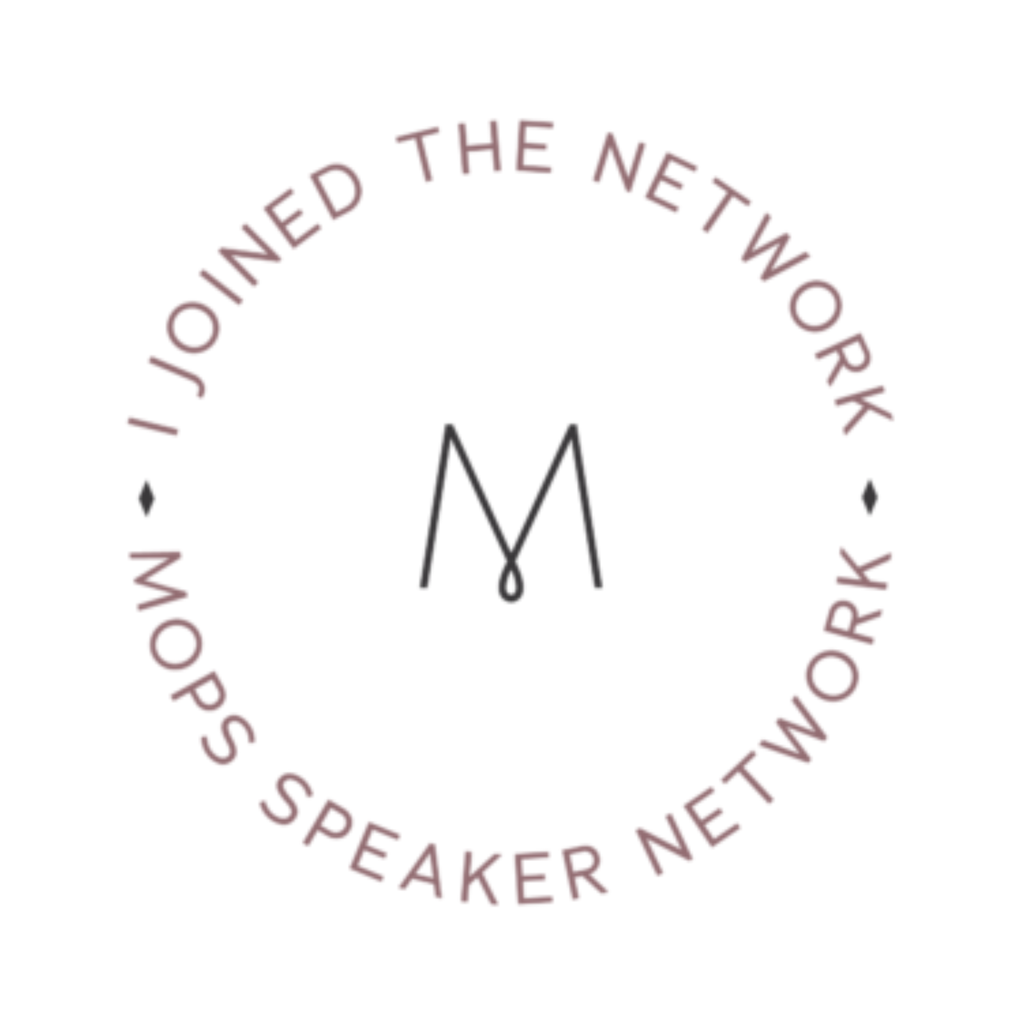 A round image explaining the MomCo speaker network.