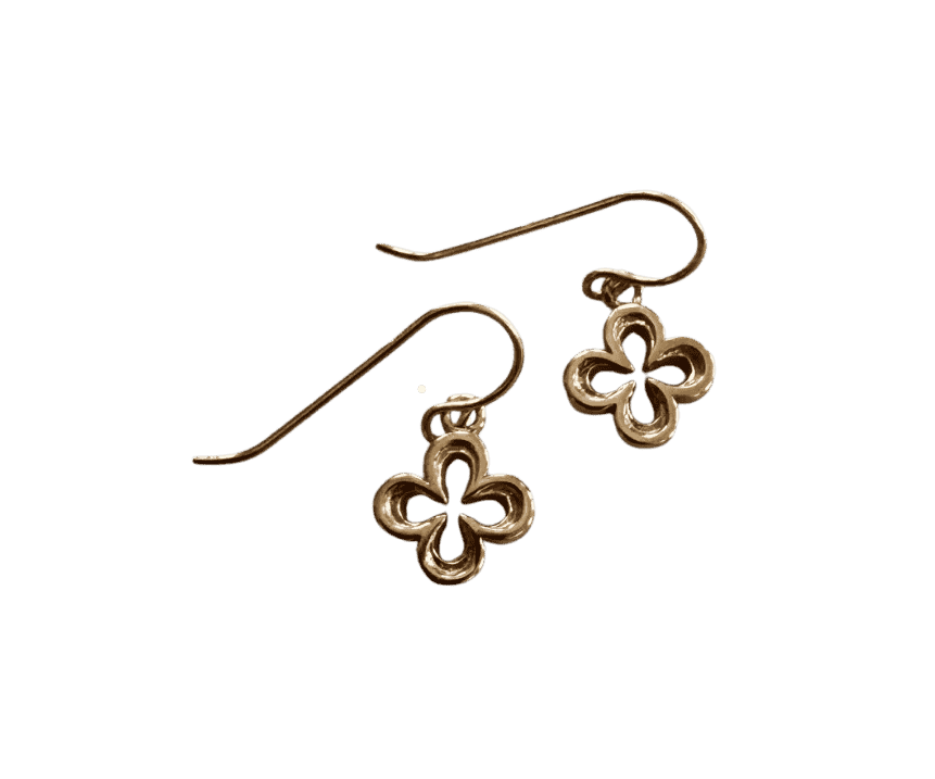 Old State Capitol Quatrefoil Earrings — MIMOSA Handcrafted Jewelry