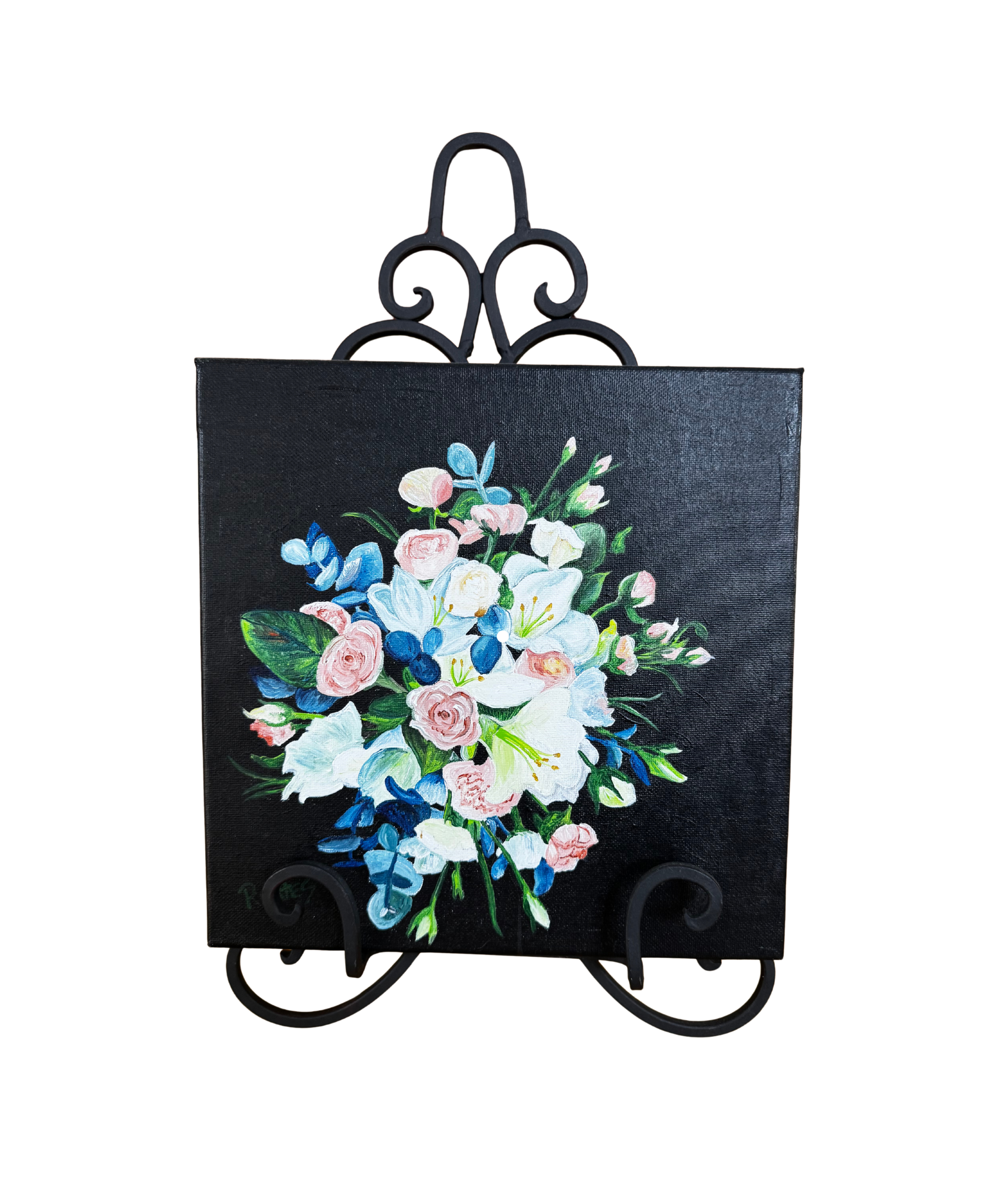 Floral Bouquet Painting — Original Acrylic by R. Gates