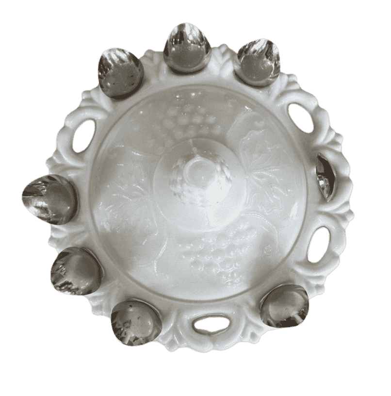 [Antique] Milk Glass Server with Spoons (T).png
