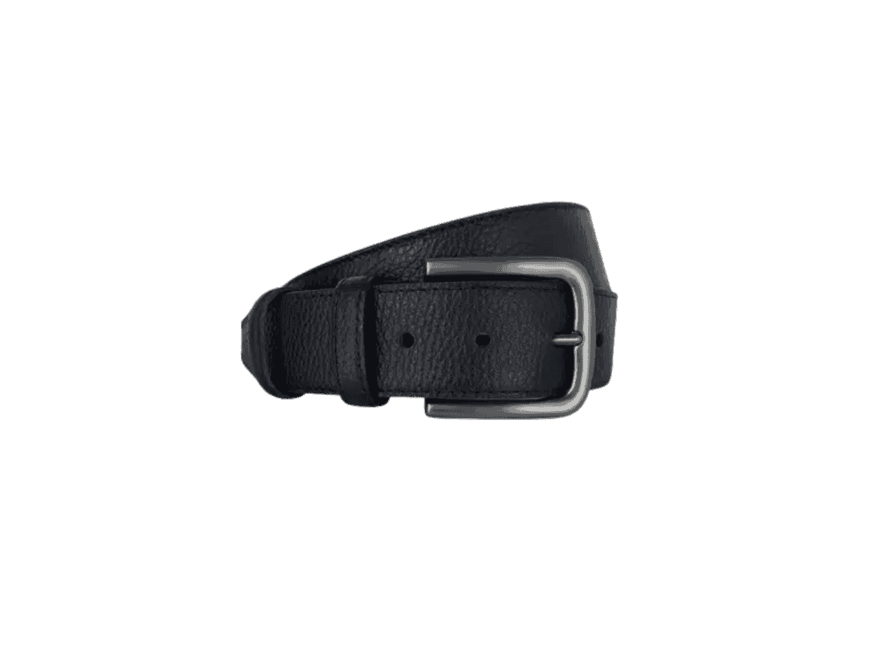 Arrigo Leather Travel Belt — Black