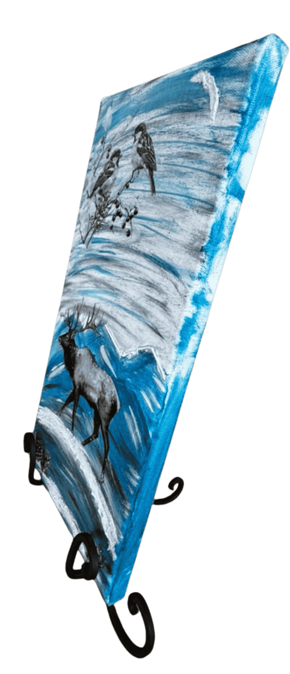 Original Art Winter Wildlife Abstract2.png