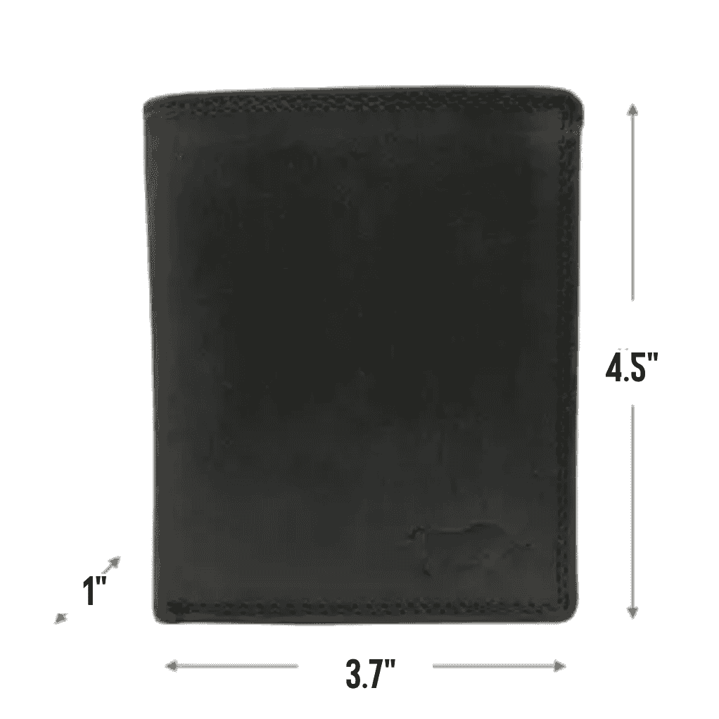 Arrigo Leather Men's Buffalo Wallet - Black (Size).png