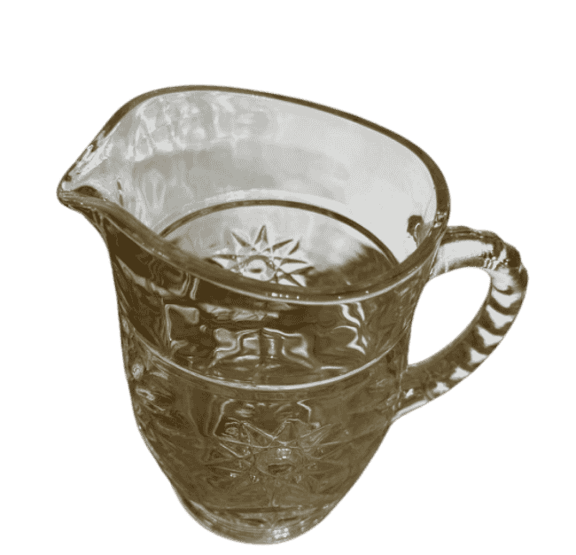 Antique Clear Glass Pitcher (T).png