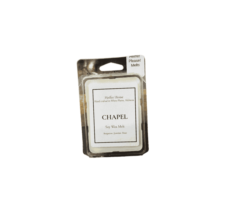 Chapel — Heifer Home Chapel soy wax melts with bergamot jasmine rose fragrance.
