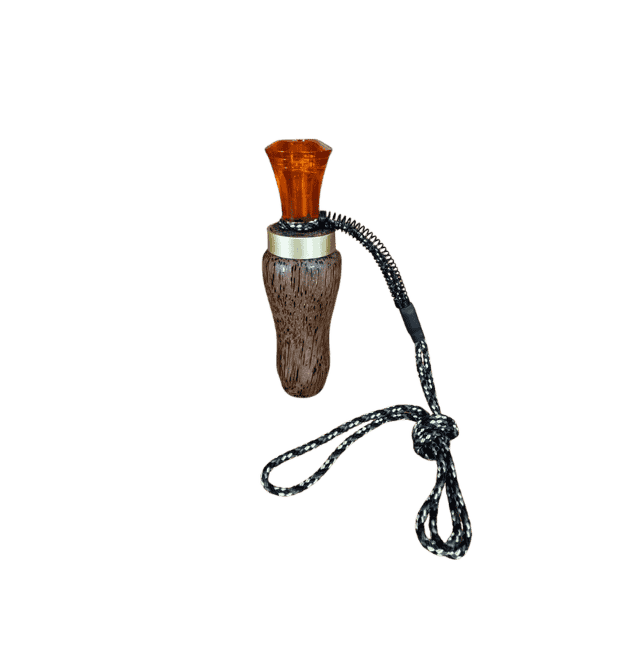 Red Palm Hand-Turned Double Reed Duck Call — J. Baker Louisiana