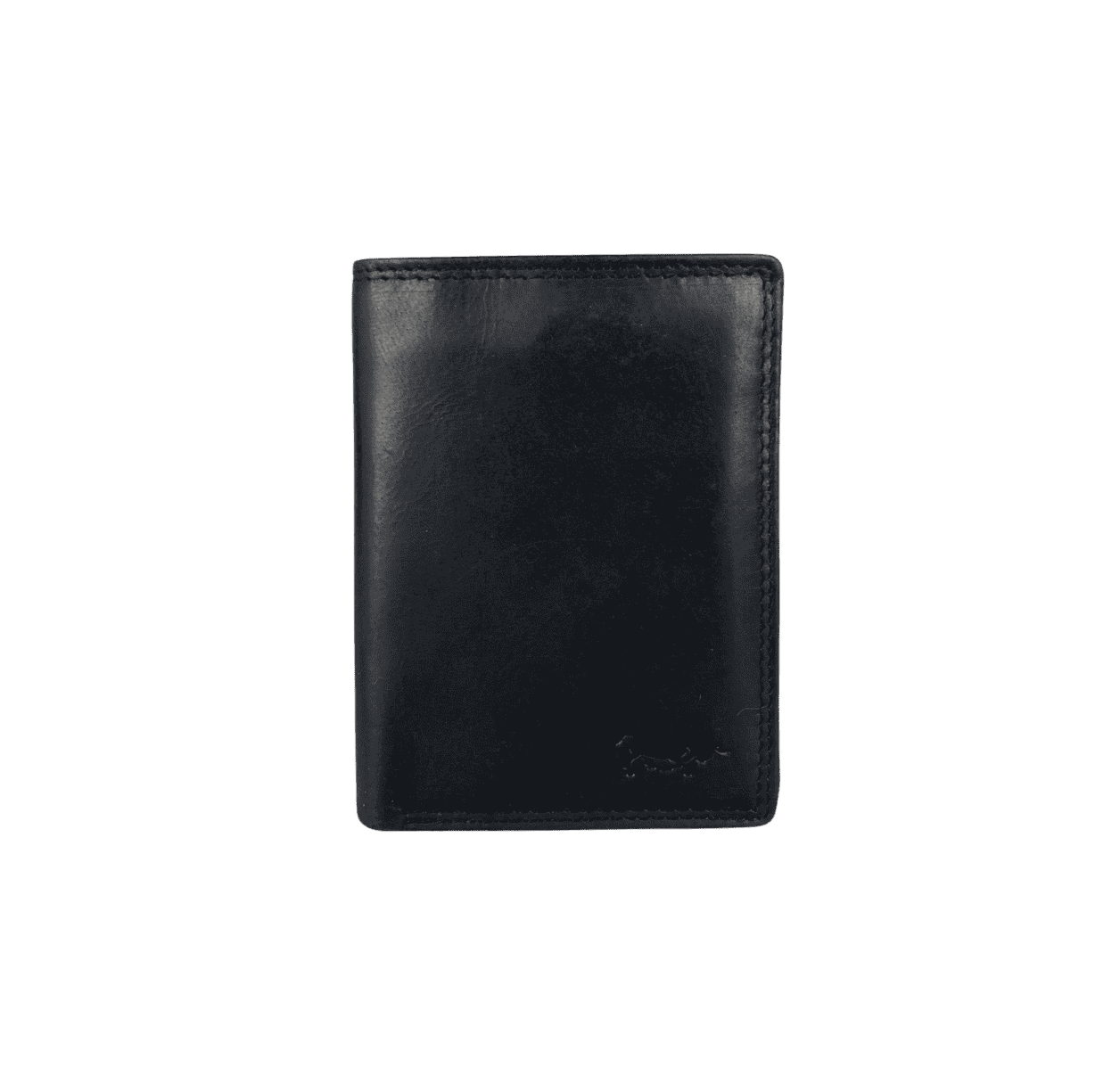 Arrigo Leather Men's Buffalo Wallet — Black