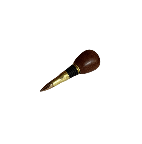 Leopardwood Hand-Turned Bottle Stopper — J. Baker Louisiana