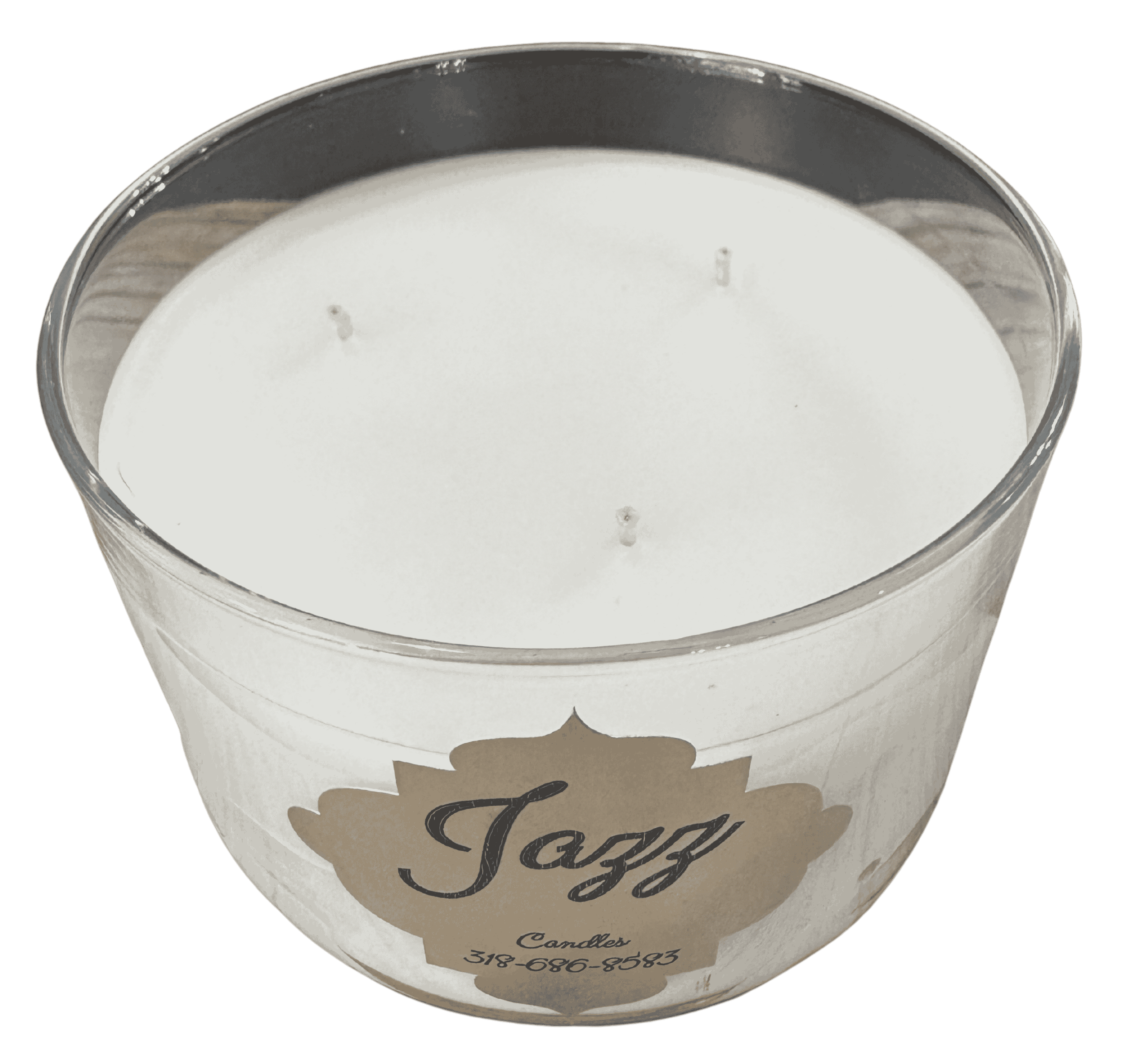 Gotta Have That Bling — Jazz Candles Gotta Have That Bling pink triple wick scented candle in glass jar.