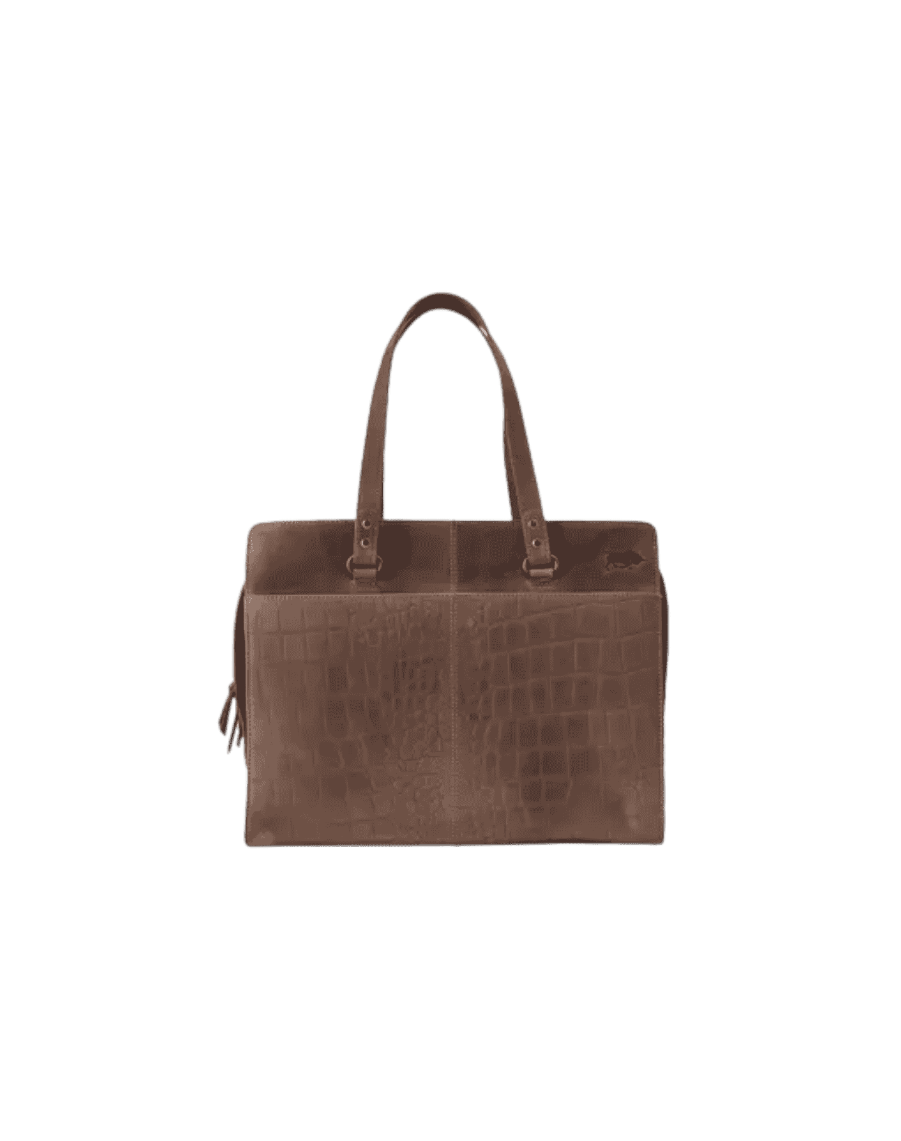 Arrigo Leather 15.6" Laptop Bag — Cognac