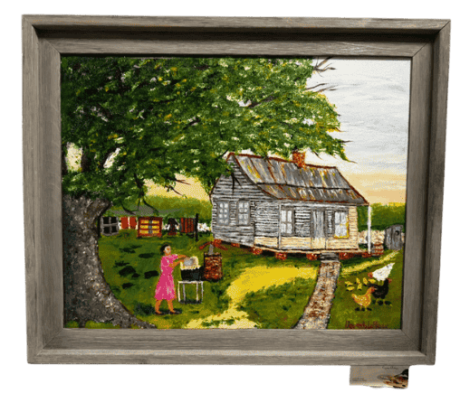 Acadian House Scene — Acrylic Painting by Beverly Lafleur