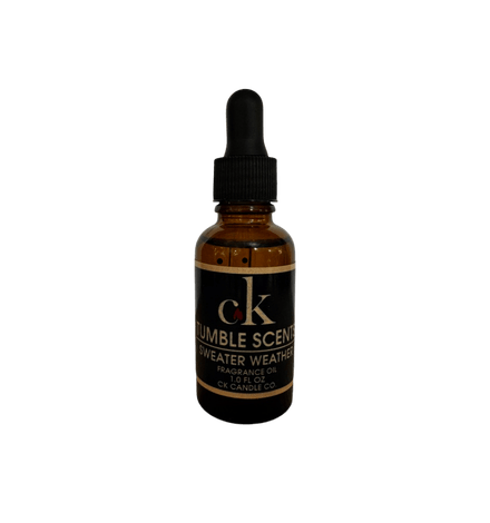 Sweater Weather Tumble Scents fragrance oil by CK Candle Company, fresh mint with green apple and peach on a base of moss and musk