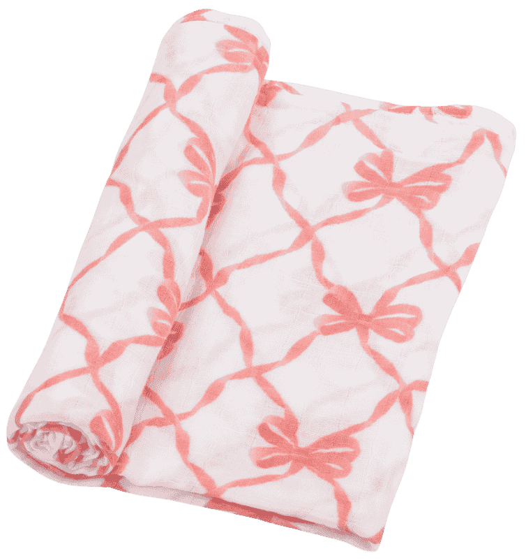 Lollybanks Muslin Swaddle - Beautiful Bows.png