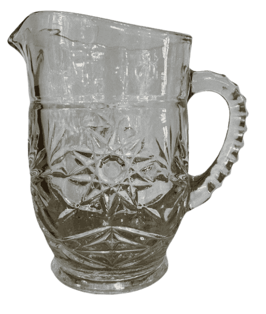 Antique Clear Glass Pitcher (F).png