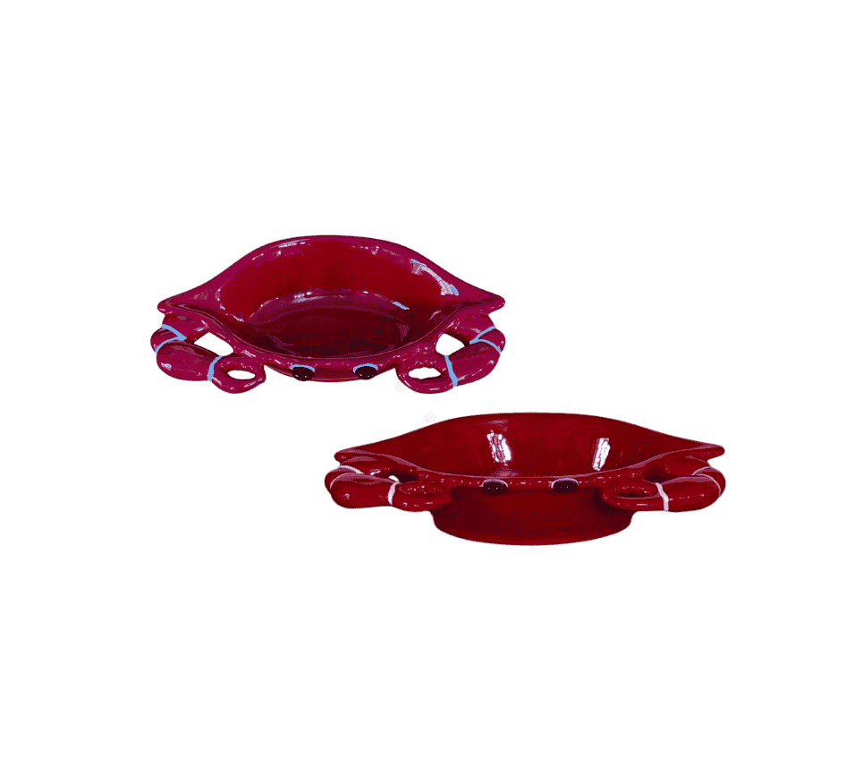 Durand Ceramic Crab Serving Dish / Dip Bowl