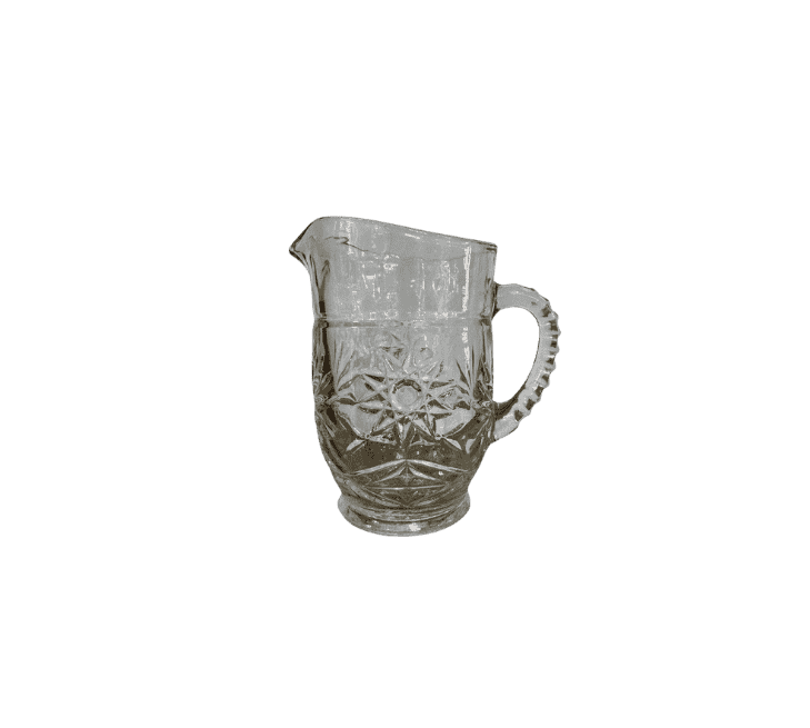 Antique Pressed Glass Pitcher