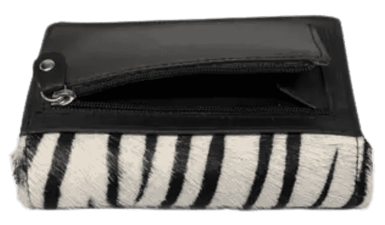 Arrigo Leather Black Buffalo Ladies Wallet - Zebra (B).png