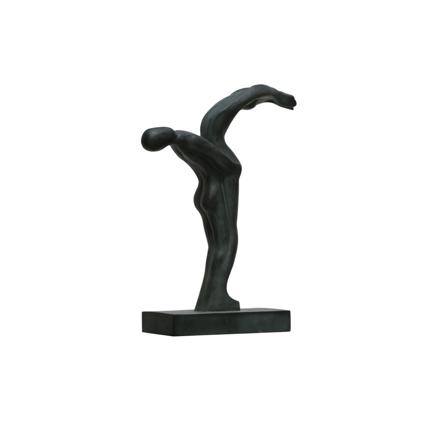 Aspiration Large with Plinth (Real Bronze) - Pietro Stoneware