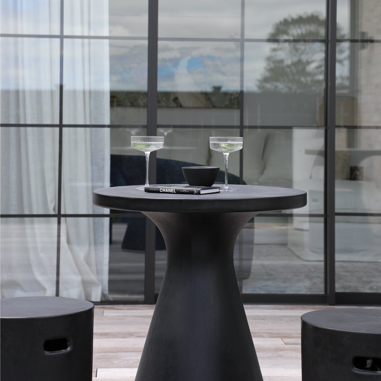Hawthorne - Corfu Concrete Pedestal Dining Table
