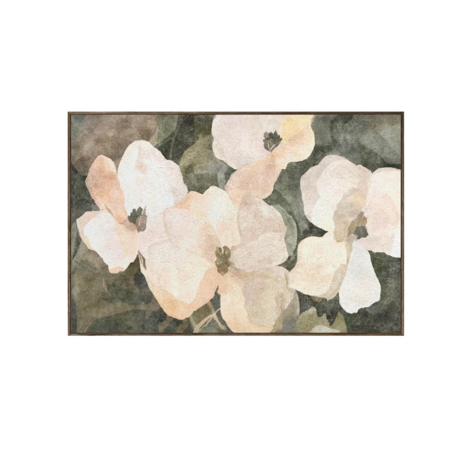 Poppy - Textured Surface Framed Canvas