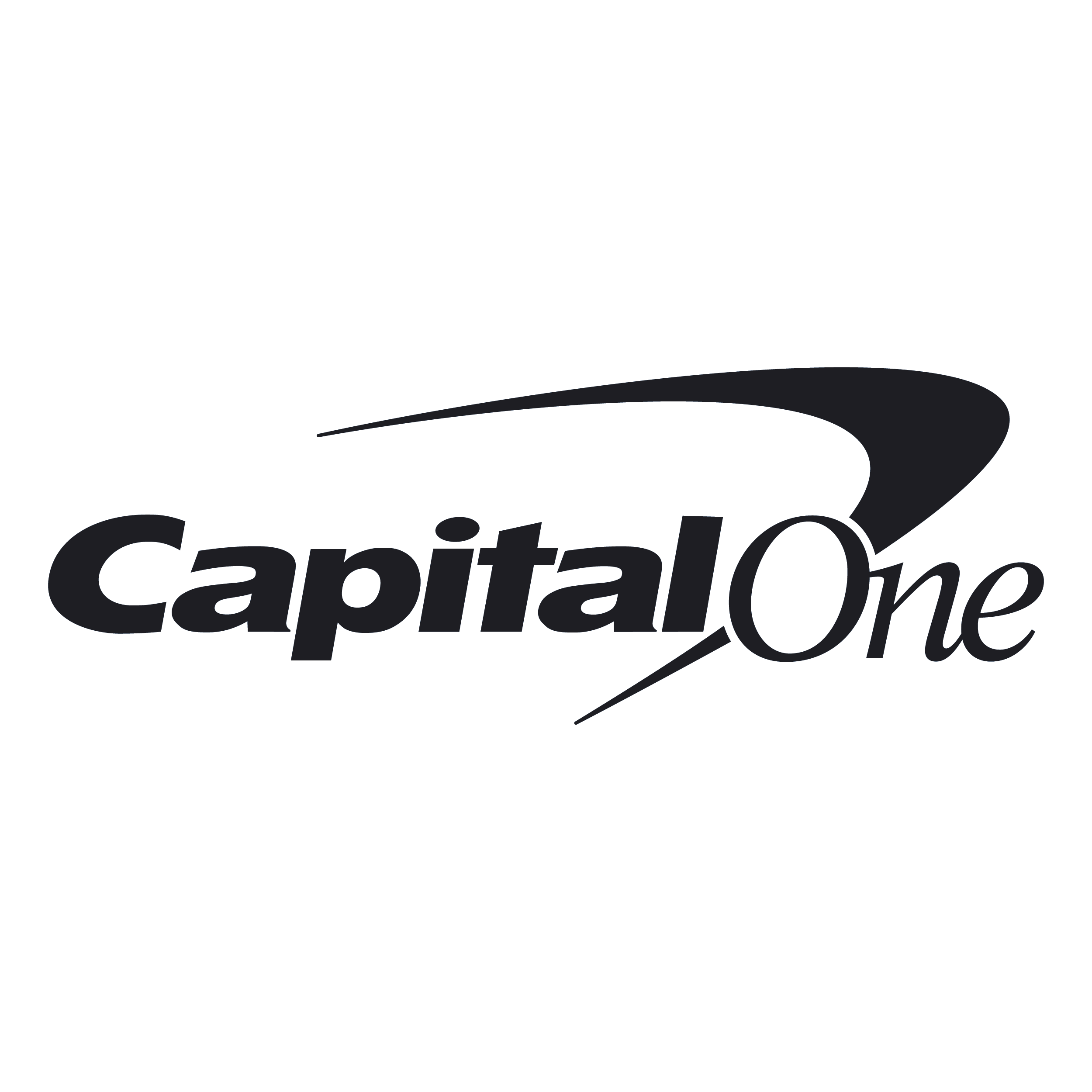 Capital One logo in black.
