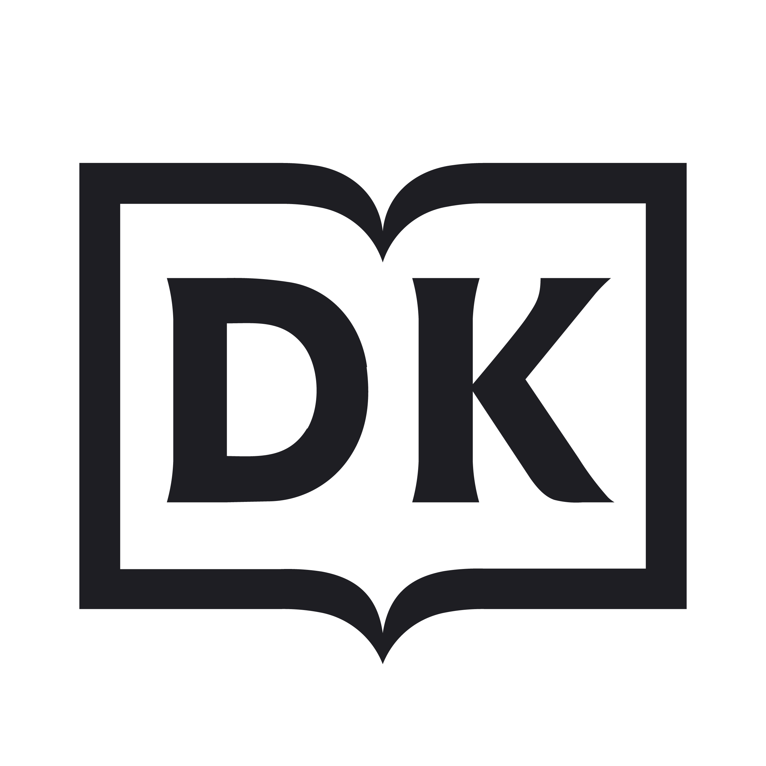 DK logo in black.