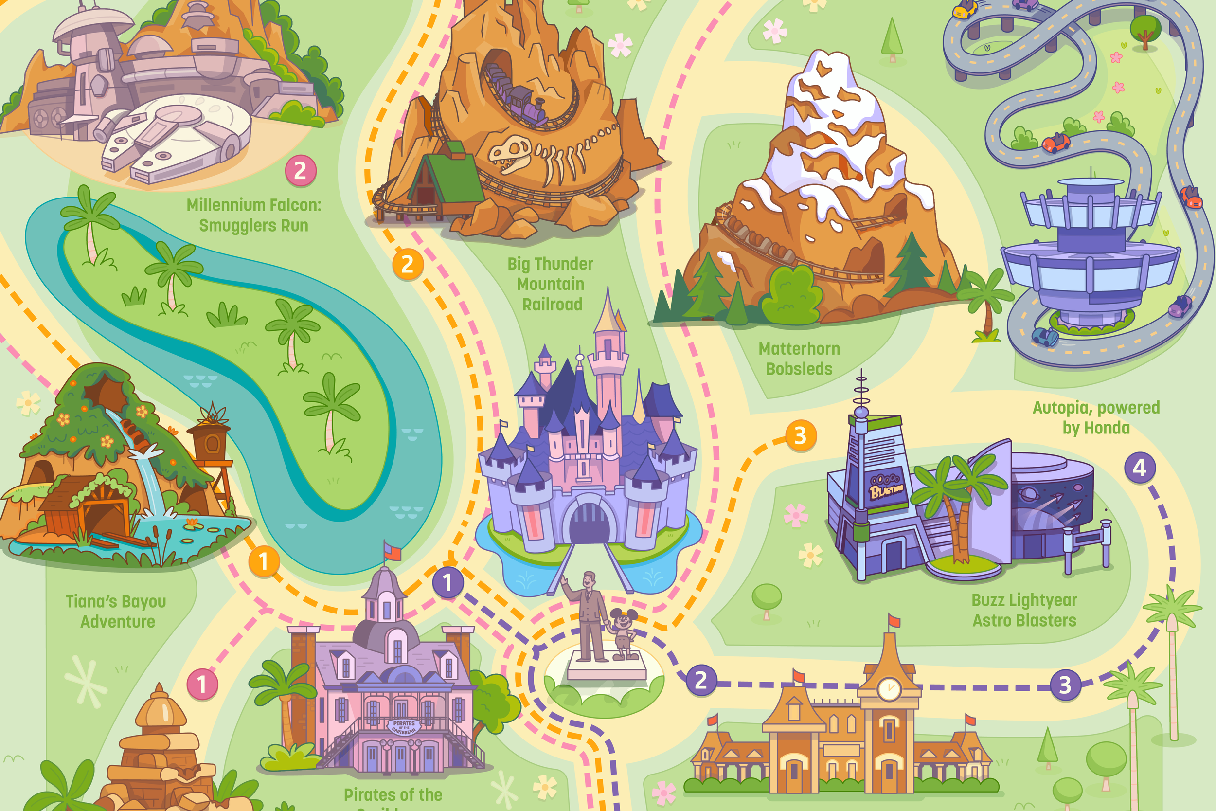 Disney Parks Maps