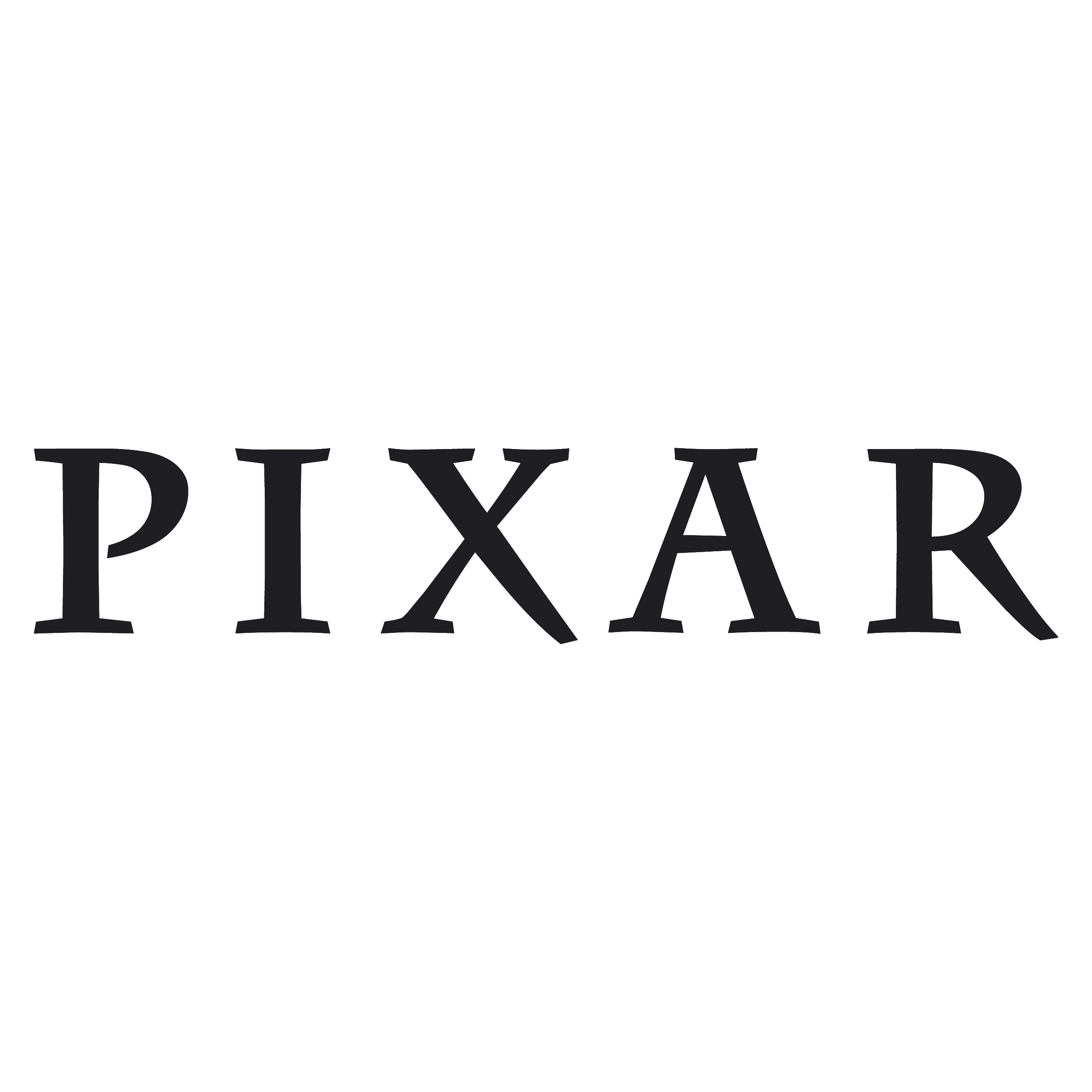 Pixar logo in black.
