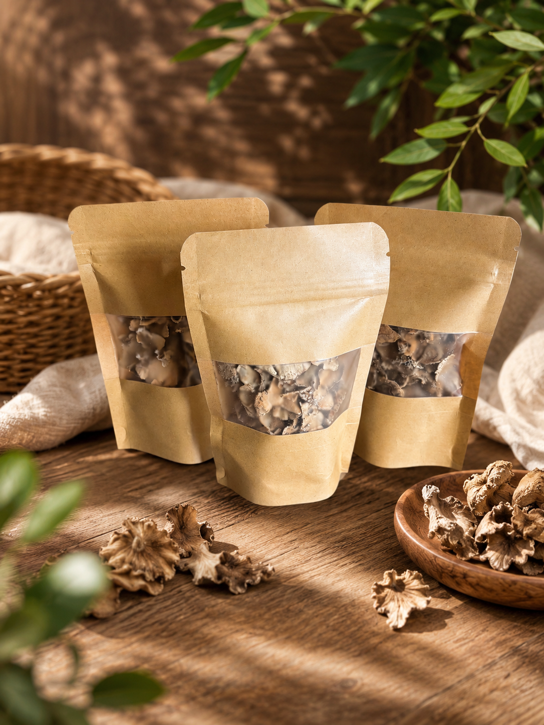 Dried Turkey Tail Mushrooms