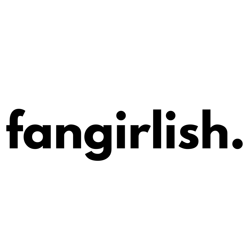 Logo for Fangirlish, an entertainment website with commentary written by women.