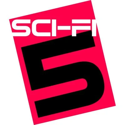 The logo for the Sci-Fi Five podcast.