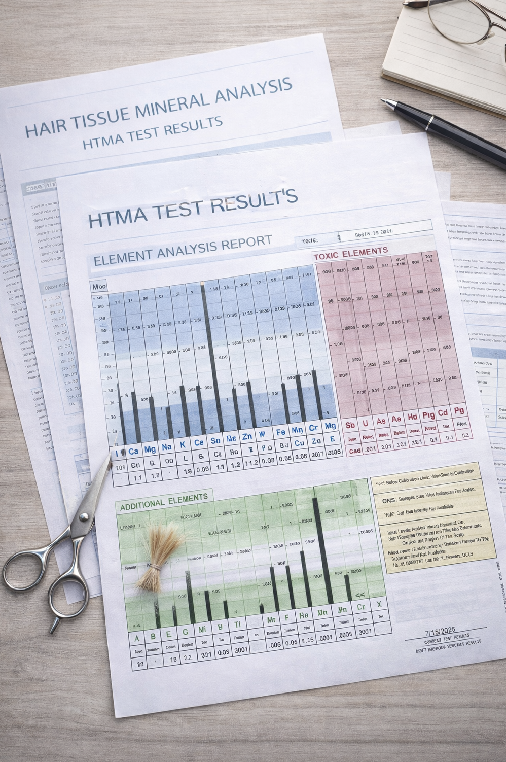 BASIC HTMA Mineral Analysis, Personalized Consultation, Action Plan