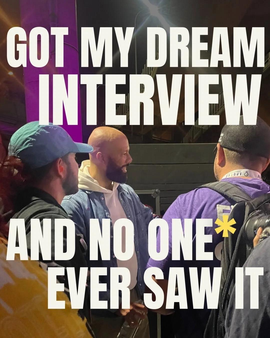 NOT ALL SUCCESS IS SEEN 🔑

In 2022 @jessie_ellly was hired to host a festival and got to interview one of her childhood idols @common 👀🥵

Due to uncontrollable circumstances, the footage never got released but to this day was one of the biggest ac