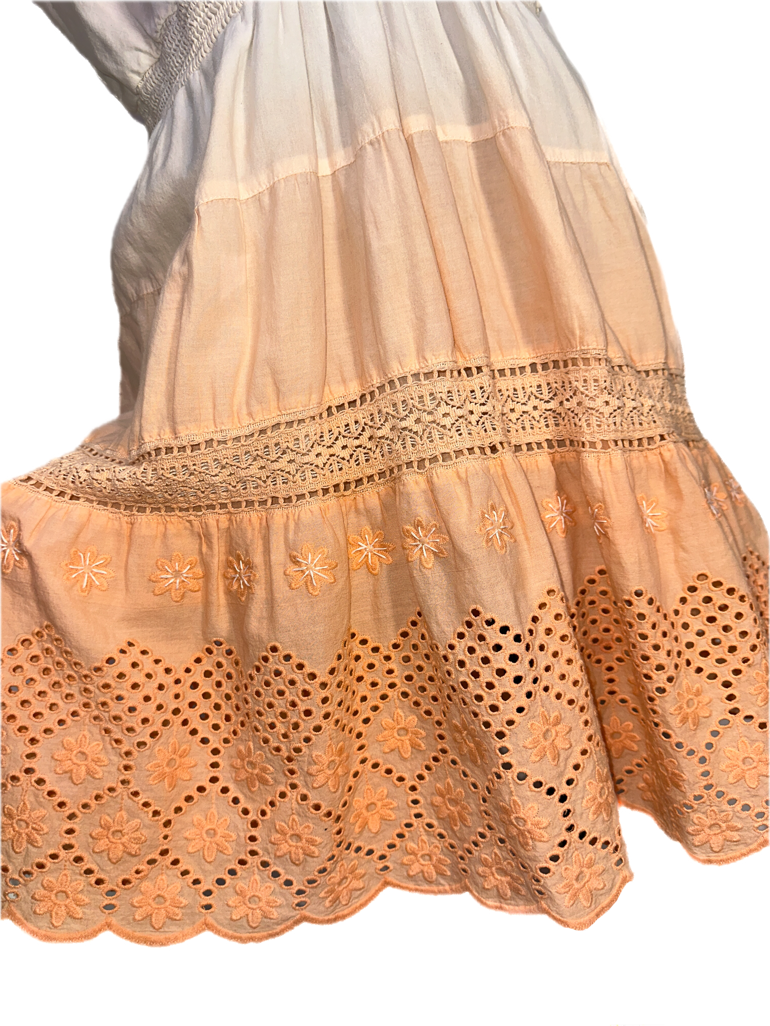 Annatto dye dress [tag size L]