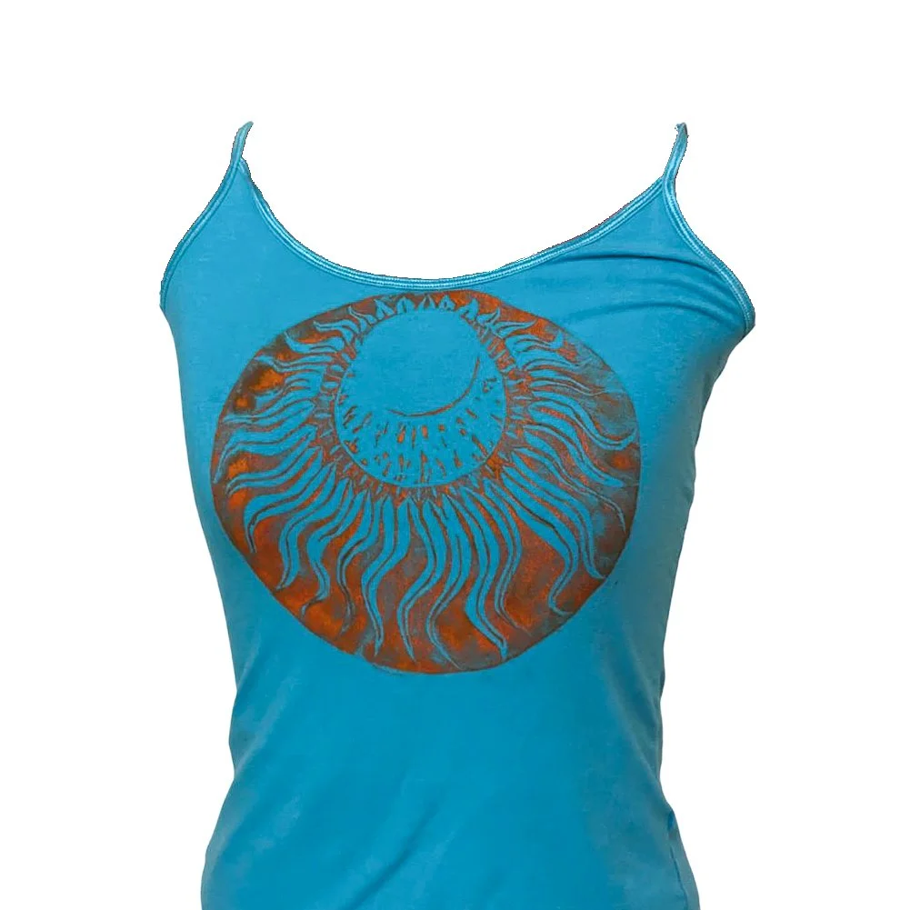 Valley Sol print on XS/S cami shirt