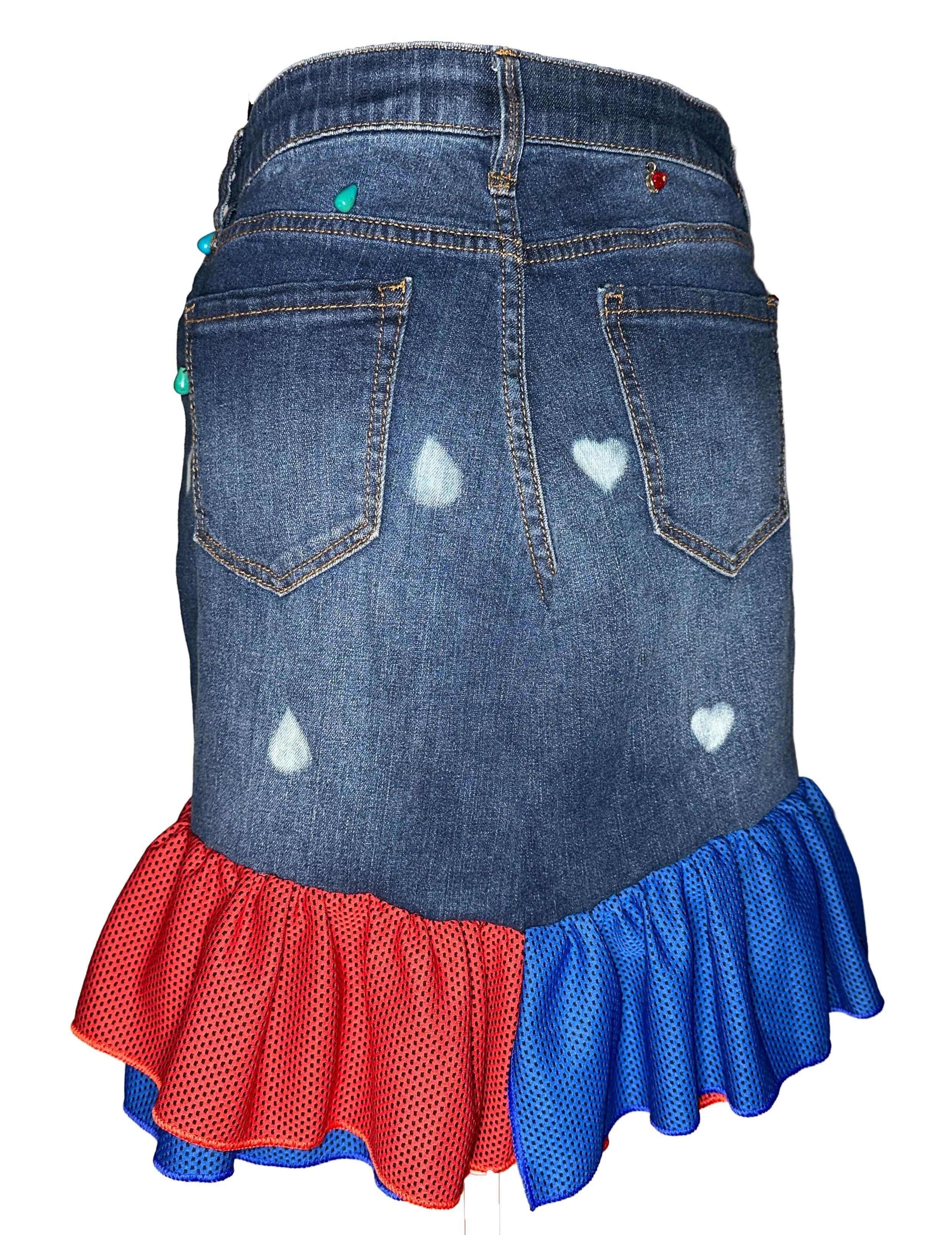 LOVE HURTS mini skirt [tag size 4]