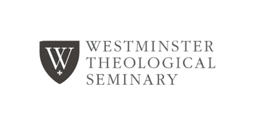 The Westminster Theological Seminary logo, featuring a shield with a stylized 'W', and the name of the seminary.