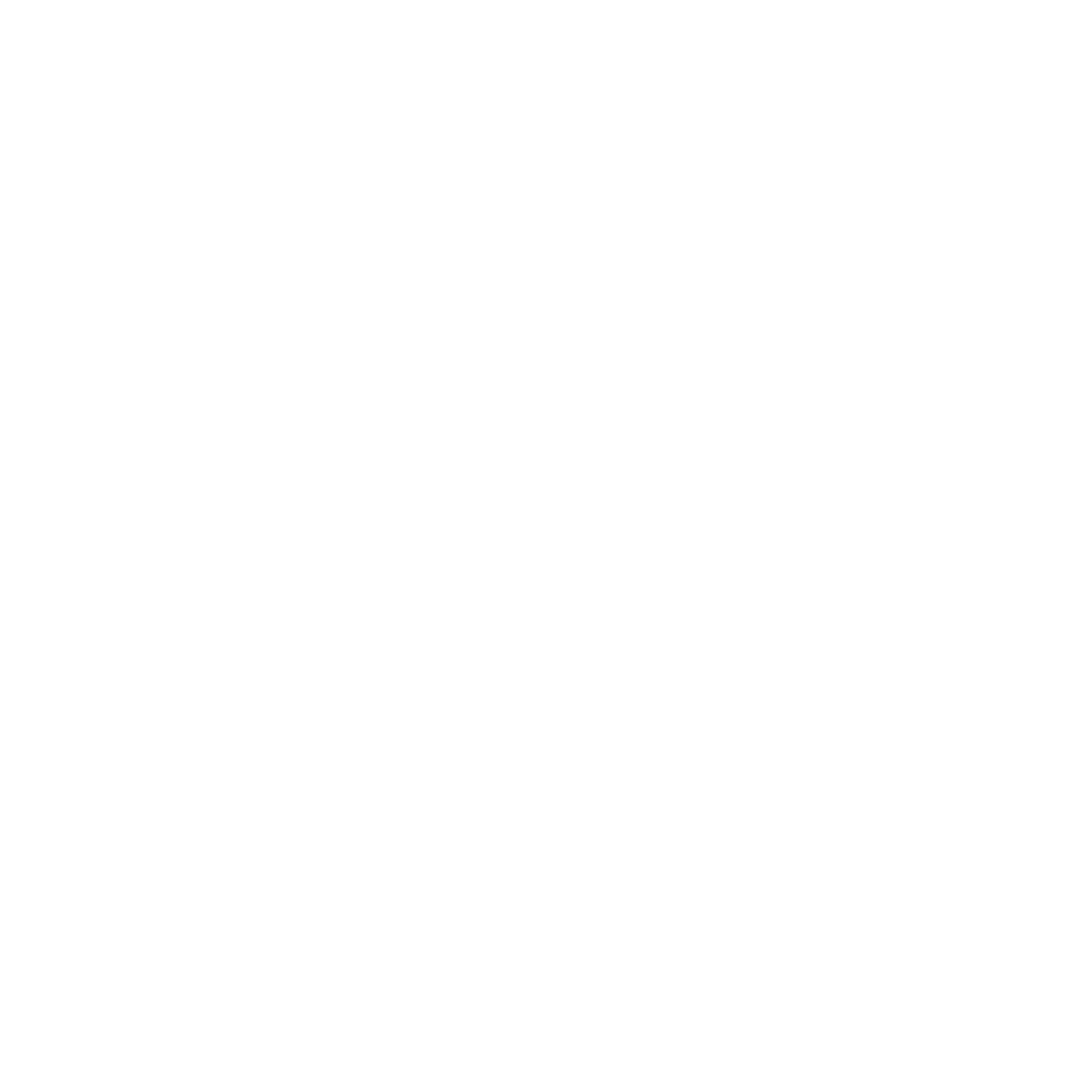 Magic Eight Co. white logomark smile