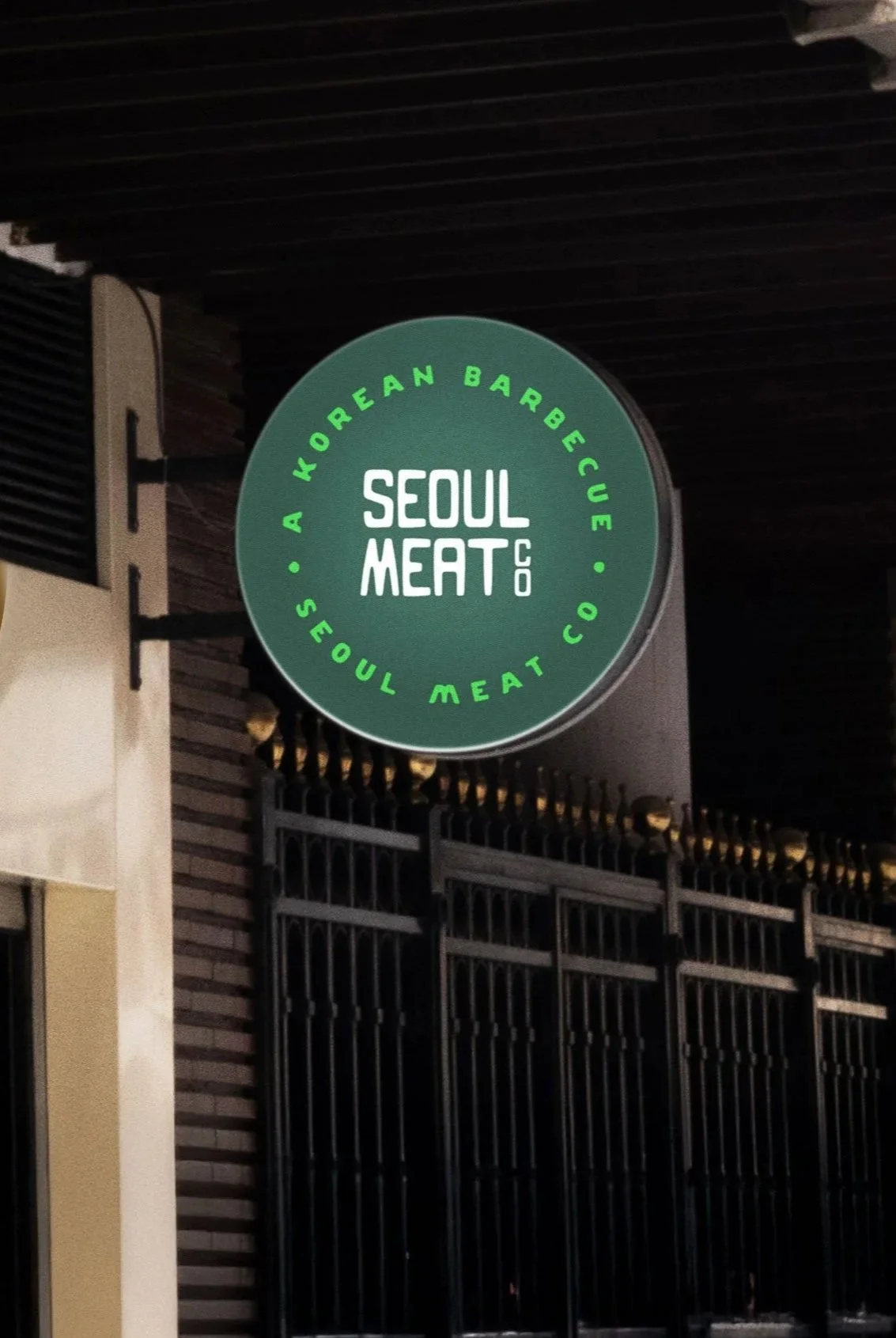 Signage for Seoul Meat Co